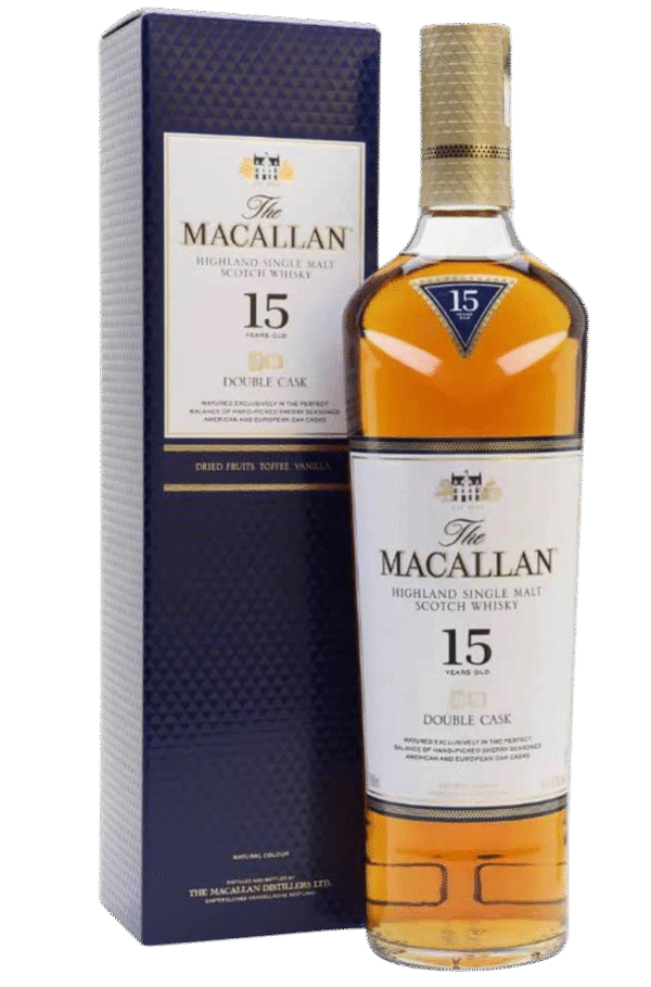 Macallan Highland single malt Scotch whisky 15 Years Old Double Cask - Image 2