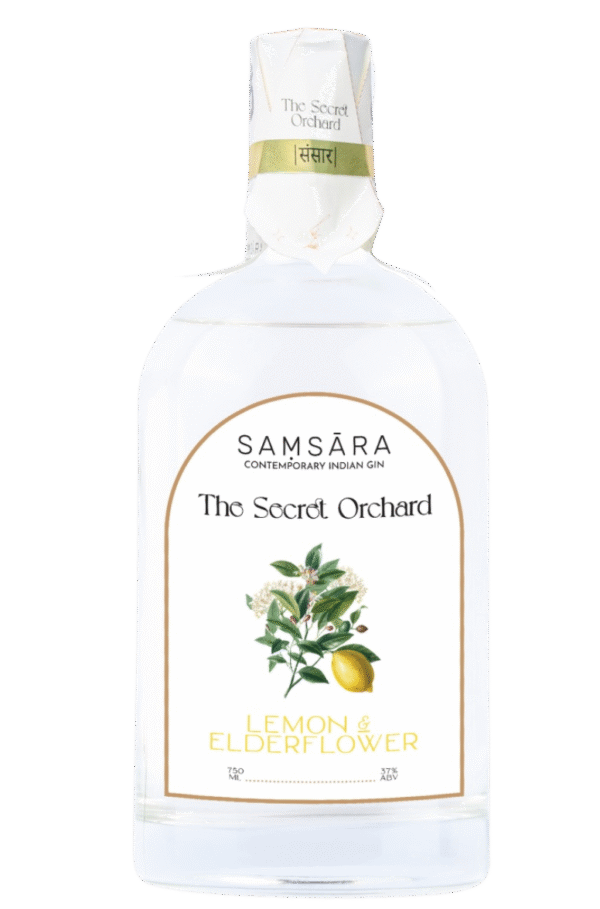 Samara Contemporary indian Gin The Secret Orchard Lemon and  Elderflower - Image 2